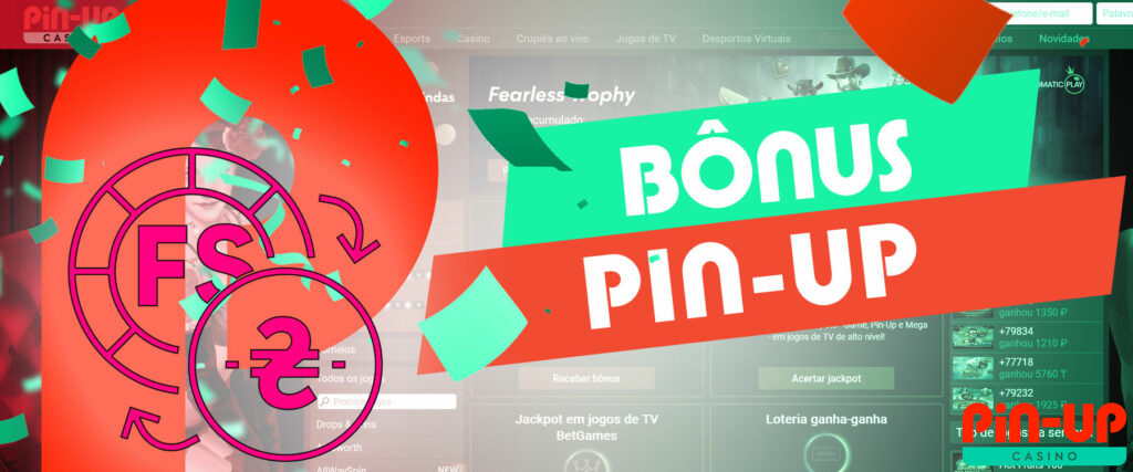 Gama de Ofertas de Bónus Pin Up